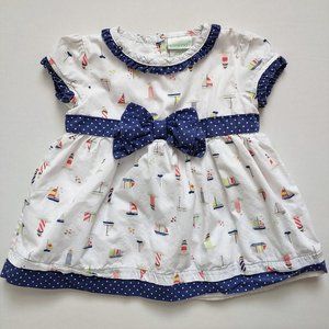 🛒3/$20 Savannah Nautical Boat & Lighthouse Dress